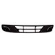 Grade inferior central do para-choque - Blawer - Chevrolet Onix Hatch Effect 1.4 8V SPE/4 cmbio manual Flex 4P de 2014 at 2016 - Onix/Prisma 2013 at 2016 - com friso cromado - preta - cada (unidade) - 8200F