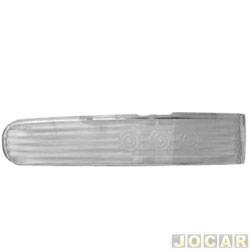 Lente lanterna do retrovisor - importado - <b>Chevrolet Cobalt LS 1.4 8V cmbio manual Econo.flex 4P de 2011 at 2015</b> - Cobalt 2012 at 2015 - lado do motorista - cada (unidade) - 26601.