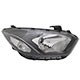 Farol principal - TYC - Chevrolet Onix Hatch Effect 1.4 8V cmbio manual Econo.Flex 4P de 2017 at 2019 - Onix/Prisma 2017 at 2019 - H4 - mscara negra - friso preto - com LED - manual - lado do passageiro - cada (unidade) - 28688