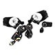 Kit de farol de milha - alternativo - Shocklight - Chevrolet Onix Hatch Effect 1.4 8V SPE/4 cmbio manual Flex 4P de 2014 at 2016 - Onix/Cobalt/Spin/Prisma 2013 at 2016 - sem grade para milha - com mdulo boto modelo original - jogo - SL-040910