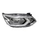 Farol principal - importado - Chevrolet Onix Hatch Premier 1.0 Turbo 12V cmbio automtico Flex 4P de 2019 em diante - Onix 2020 em diante - Black com projetor - regulagem manual - lado do passageiro - cada (unidade) - 32110