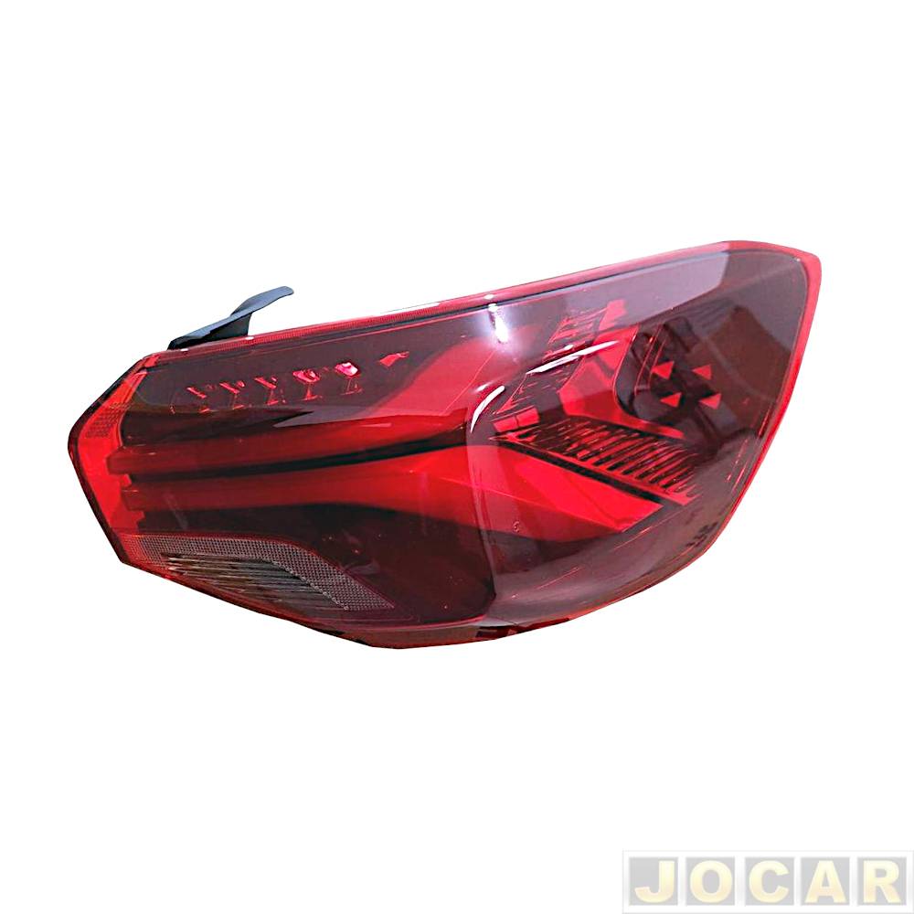 Lanterna traseira principal - importado - Onix Sedan 2020 em diante - canto - com LED - lado do passageiro - cada (unidade) - 31774