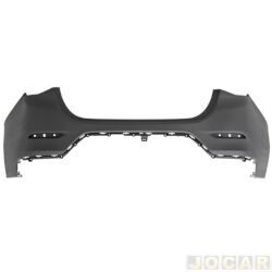 Para-choque traseiro - R2A - <b>Chevrolet Onix Plus Sedan LT 1.0 Turbo 12V cmbio automtico Flex de 2019 em diante</b> - Onix sedan 2020 em diante - liso - para pintar - cada (unidade) - 245252
