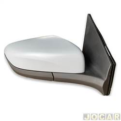 Retrovisor externo - Metagal - <b>Chevrolet Onix Hatch RS 1.0 Turbo 12V cmbio automtico Flex 4P de 2021 em diante</b> - Onix 2020 em diante - eltrico - para pintar - lado do passageiro - cada (unidade) - RGBEC6CE