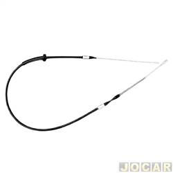 Cabo do freio de mo - Fnia - <b>Chevrolet Agile Effect 1.4 8V Econo.flex de 2013 at 2014</b> - Agile 2009 at 2014 - 1518mm - traseiro - lado do motorista - cada (unidade) - 30-543