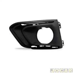 Grade (moldura) lateral do para-choque - importado - <b>Chevrolet Spin Activ 5 lugares 1.8 8V AT6 Econo.flex 4P de 2019 at 2024</b> - Spin 2019 at 2024 - com furo - lado do passageiro - cada (unidade) - 34156
