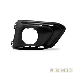Grade (moldura) lateral do para-choque - importado - <b>Chevrolet Spin Activ 5 lugares 1.8 8V AT6 Econo.flex 4P de 2019 at 2024</b> - Spin 2019 at 2024 - com furo - lado do motorista - cada (unidade) - 34155