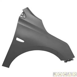 Para-lama dianteiro - Ponteira Rodrigues - <b>Chevrolet Onix Hatch RS 1.0 Turbo 12V cmbio automtico Flex 4P de 2021 em diante</b> - Onix 2020 em diante - para pintar - lado do passageiro - cada (unidade) - 3684