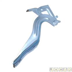Brao do cap - alternativo - Ponteira Rodrigues - <b>Chevrolet Cobalt LTZ 1.8 8V cmbio automtico flex 4P de 2016 at 2020</b> - Cobalt 2016 at 2021 - lado do passageiro - cada (unidade) - 3694