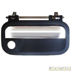 Maaneta externa da porta - <b>Chevrolet Corsa Hatch Wind 1.0 MPFI 2P de 1999 at 2002</b> - Corsa 1994 at 2002 - Vectra 1993 at 1996 - sem miolo - cromada - traseiro - cada (unidade)