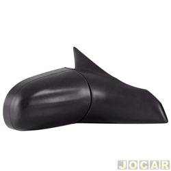 Retrovisor externo - importado - <b>Chevrolet Corsa Hatch Super 1.0 MPFI 4P de 1996 at 1999</b> - Corsa 1994 at 2002 - Classic 2003 at 2010 - sem controle manual - preto - lado do passageiro - cada (unidade) - 251116