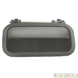 Maaneta externa da porta - <b>Chevrolet Classic Life 1.0 VHC 8V Flexpower de 2006 at 2009</b> - Corsa classic 2006 em diante - sem furo para miolo - preta - traseiro - lado do passageiro - cada (unidade)