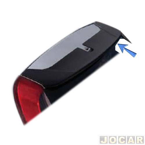 Aerofólio Chevrolet Corsa Hatch G2 2002 a 2012 sem Leds Preto Original  Tgpoli 03288 - TG POLI - Aerofólio - Magazine Luiza