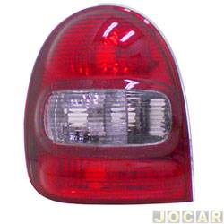Lanterna traseira principal - alternativo - HT Lanternas - <b>Chevrolet Corsa Hatch Wind Frotista 1.6 MPFI 2P de 2000 at 2000</b> - Corsa hatch 2000 at 2002 - 2 portas - lado do motorista - cada (unidade) - 251471