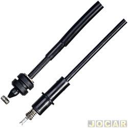 Cabo do acelerador - IKS - <b>Chevrolet Corsa Hatch Super 1.0 MPFI 16V 4P de 1999 at 2001</b> - Corsa 1.0/1.4/1.6 16V 1995 at 2002 - 4 cilindros - MPFI - 725 mm - cada (unidade) - 4179