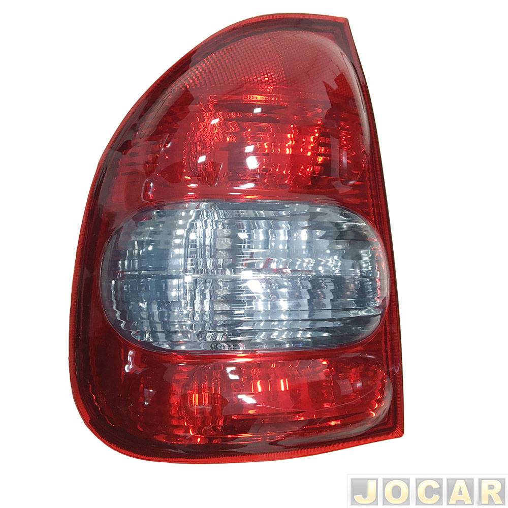 Lanterna Traseira Corsa Sedan 2000 2001 2002 Corsa Classic 2003 2004 2005  2006 2007 2008 2009 2010 Bicolor Ré Fumê