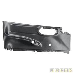 Revestimento de porta - alternativo - <b>Chevrolet Corsa Hatch Wind 1.0 MPFI 4P de 1999 at 2002</b> - Corsa 1994 at 2002 - moldado manual - 4 portas - preto - dianteiro - lado do motorista - cada (unidade)