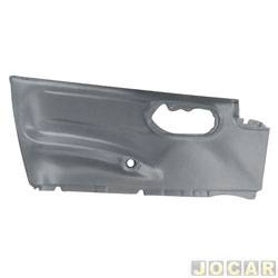 Revestimento de porta - alternativo - <b>Chevrolet Corsa Hatch Wind 1.0 MPFI 4P de 1999 at 2002</b> - Corsa 1994 at 2002 - moldado eltrico - 4 portas - cinza - dianteiro - lado do motorista - cada (unidade)