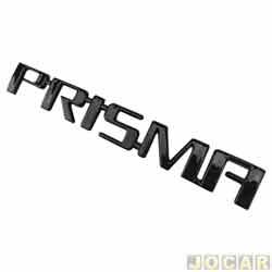 Letreiro - alternativo - Prisma 2006 at 2019 - Prisma - auto colante - preto - cada (unidade)
