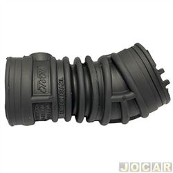 Mangueira do filtro de ar - alternativo - Flrio - <b>Chevrolet Corsa Hatch SS 1.8 8V Flexpower 4P de 2005 at 2009</b> - Corsa 1995 at 2002 - Celta 2000 em diante - Classic at 2010 - sem furo para sensor - preta - cada (unidade) - 44821