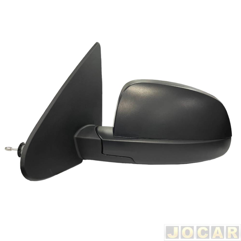 Retrovisor externo - Metagal - Celta 2007 até 2016 - Prisma 2006 até 2012 - com controle manual - preto - lado do motorista - cada (unidade) - RGRE...