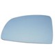 Lente do retrovisor sem base - Flabeg (Refil) - Chevrolet Celta Super 1.0 VHC 8V Flexpower 2P de 2006 at 2009 - Celta 2007 at 2016 - Prisma 2006 at 2012 - Meriva 2002 at 2012 - azul - lado do motorista - cada (unidade) - 1699