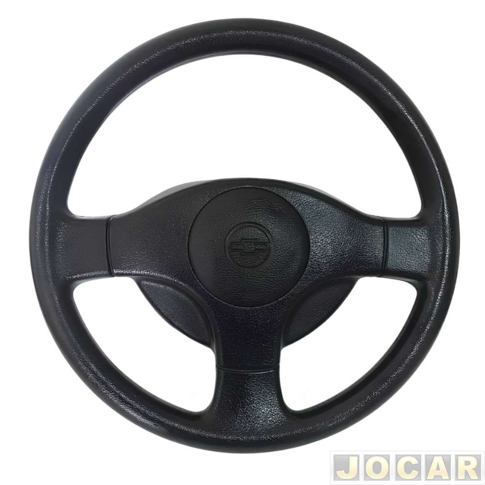 Volante - alternativo - Mas Injeções - Celta 2007 até 2011 - modelo original - 3 pontas - com botão de buzina - preto - cada (unidade) - MAS9203TB