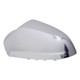Capa do retrovisor - alternativo - Chevrolet Vectra Sedan Expression 2.0 8V Flexpower de 2007 at 2009 - Vectra hatch/sedan 2006 at 2009 - cromada - lado do motorista - cada (unidade)