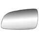 Lente do retrovisor com base - alternativo - Chevrolet Vectra Sedan Elite 2.4 16V Flexpower de 2005 at 2009 - Vectra sedan elite 2006 at 2009 - lado do motorista - cada (unidade)
