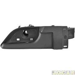 Maaneta interna da porta - <b>Chevrolet Vectra Hatch GT-X 2.0 8V Flexpower de 2007 at 2009</b> - Vectra 2005 at 2011 - preta - traseiro - lado do passageiro - cada (unidade)