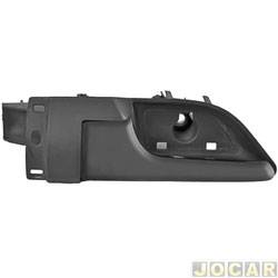 Maaneta interna da porta - <b>Chevrolet Vectra Hatch GT-X 2.0 8V Flexpower de 2007 at 2009</b> - Vectra 2005 at 2011 - preta - traseiro - lado do motorista - cada (unidade)