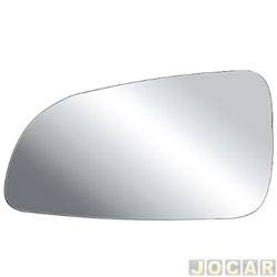 Lente do retrovisor com base - alternativo - Blawer - <b>Chevrolet Vectra Sedan Elegance 2.0 8V Flexpower de 2006 at 2009</b> - Vectra 2006 at 2009 - lado do motorista - cada (unidade) - 97227