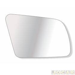 Lente do retrovisor com base - Troque Fcil - <b>Chevrolet Vectra GSi 2.0 SFI 16V - importado de 1993 at 1996</b> - Vectra 1993 at 1996 - lado do passageiro - cada (unidade) - 6537C