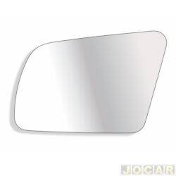 Lente do retrovisor com base - Troque Fcil - <b>Chevrolet Vectra GSi 2.0 SFI 16V - importado de 1993 at 1996</b> - Vectra 1993 at 1996 - lado do motorista - cada (unidade) - 6536M