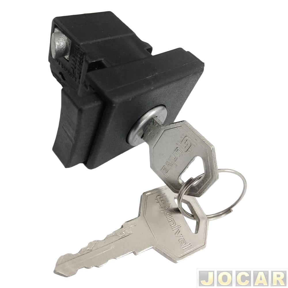 Botão do porta-luvas - Del Rey 1981 até 1991 - com chave - cada (unidade)