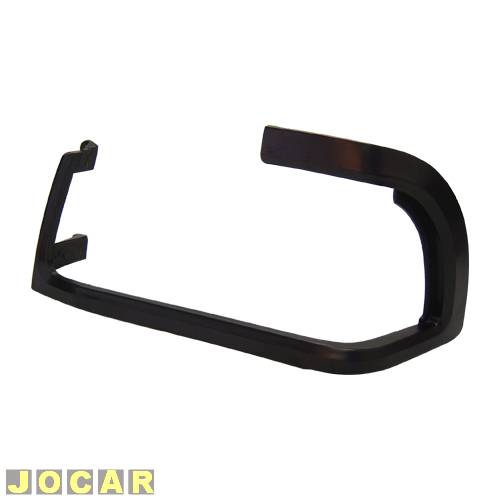 Aro do farol - alternativo - KJ - Del Rey/Corcel/Belina/Pampa 1985 até 1997 - plástico - lado do motorista - cada (unidade) - J-40442
