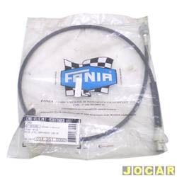 Cabo do velocmetro - Fnia - <b>Ford Escort GL 1.8 mpi 16V 4P - hatch de 1996 at 2003</b> - Escort 1997 at 2003 - motor Zetec - cabo superior - 1140 mm - preto - cada (unidade) - 34-351