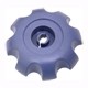 Manopla de regulagem do banco - alternativo - Ford Ka GL Class 1.0 mpi de 2004 at 2007 - Escort 1997 at 1999 - Fiesta at 2002 - Ka at 2007 - com tampa - azul - cada (unidade)