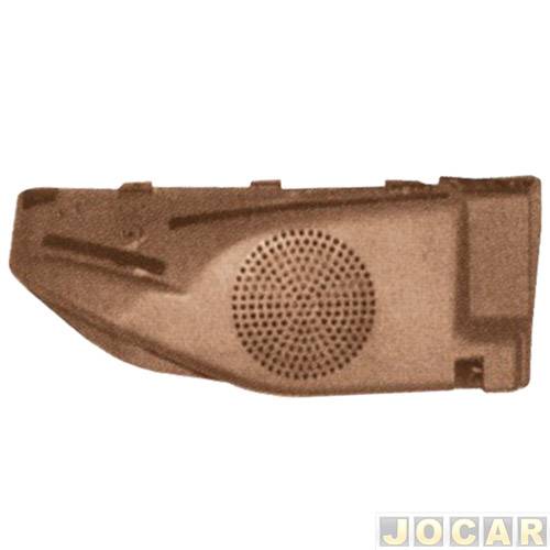 Suporte do tampão do porta-malas - Escort 1987 até 1992 - marrom - lado do motorista - cada (unidade)