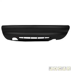 Para-choque traseiro - alternativo - Tong Yang - <b>Ford Escort GL 1.8 mpi 16V 4P - hatch de 1996 at 2003</b> - Escort hatch 1997 at 2003 - com espuma - texturizado - preto - cada (unidade) - 21589