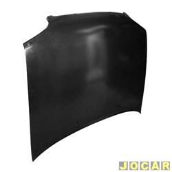Cap dianteiro - alternativo - <b>Ford Escort GL 1.6 mpi 8V 4P de 2000 at 2003</b> - Escort 1997 at 2003 - para pintar - cada (unidade)