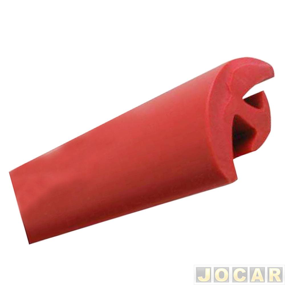 Friso do para-choque - Escort 1993 até 1996 - vermelho - metro