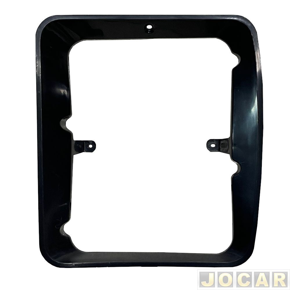 Aro do farol - alternativo - KJ - F1000 1979 até 1992 - preto - lado do passageiro - cada (unidade) - J-40519