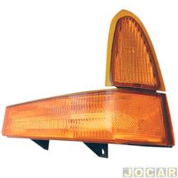 Lanterna dianteira principal - TYC - <b>Ford F-250 Cabine Simples XLT 4X2 3.9 MaxPower diesel de 2006 at 2012</b> - F250 1999 at 2005 - mbar (amarela) - lado do motorista - cada (unidade) - 15051