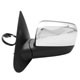 Retrovisor externo - importado - Ford Ranger Cabine Simples XLS 4X2 2.3 Duratec 16V gasolina de 2005 at 2009 - Ranger 2004 at 2009 - eltrico - cromado - lado do motorista - cada (unidade) - YY-864CEL