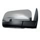 Retrovisor externo - importado - Ford Ranger Cabine Simples XLS 4X2 2.5 16V cmbio manual Flex de 2012 at 2016 - Ranger 2013 at 2023 - sem controle manual - fixo - cromado - lado do passageiro - cada (unidade) - 22920