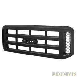 Grade dianteira - importado - <b>Ford F-250 Cabine Dupla XLT 4X2 3.9 MaxPower diesel de 2006 at 2011</b> - F250 2006 at 2012 - preta - cada (unidade) - 341118