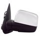 Retrovisor externo - importado - Ford Ranger Cabine Simples XLS 4X2 2.3 Duratec 16V gasolina de 2005 at 2009 - Ranger 2004 at 2009 - sem controle - cromado - lado do motorista - cada (unidade) - YY864CML