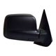 Retrovisor externo - importado - Ford Ranger Cabine Simples XLS 4X2 2.3 Duratec 16V gasolina de 2009 at 2012 - Ranger 2010 at 2012 - sem controle - preto - lado do passageiro - cada (unidade) - YT7420BR