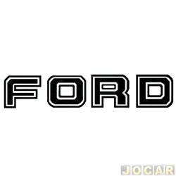 Letreiro - alternativo - <b>Ford Ranger Cabine Dupla XLT 4X2 2.5 Turbo-IC diesel de 1998 at 2001</b> - Ranger 1997 ate 2001 - Ford - preto - cada (unidade)